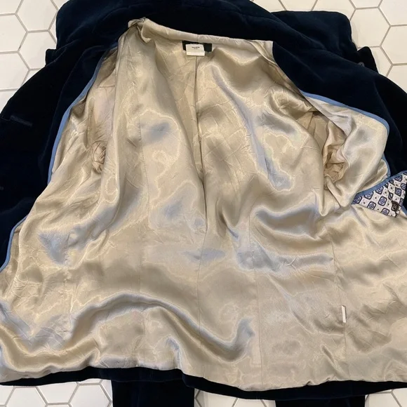 J. Crew Navy Velvet Women's Blazer - Picture 11 of 11